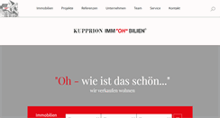 Desktop Screenshot of kupprion.de