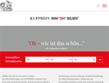 Tablet Screenshot of kupprion.de